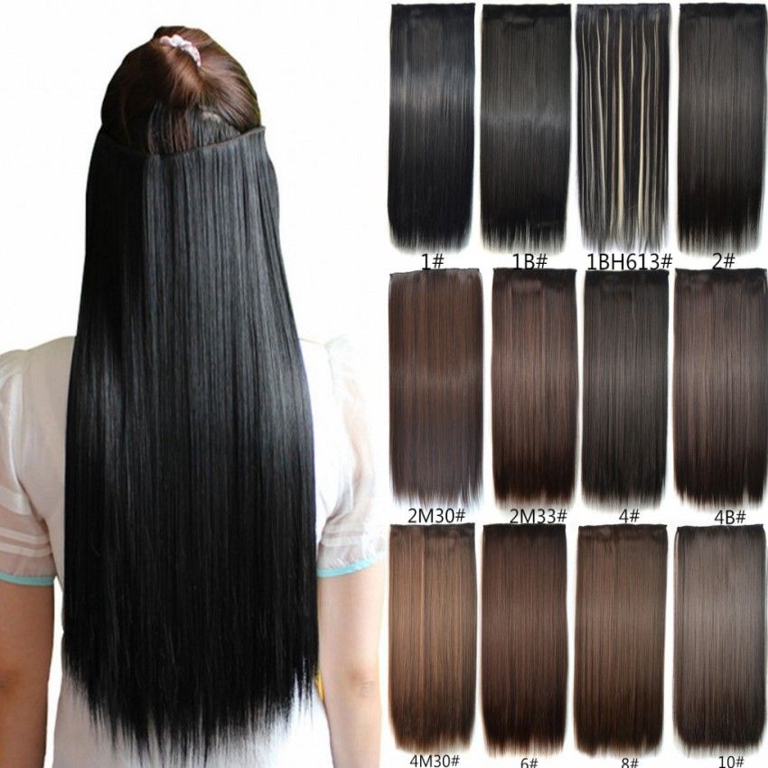 No hagas exposición Despertar Sara Mujeres Clip Largo En Extensión De Cabello Lacio Extensiones De Cabello  Sintético De Moda Extensiones De Cabello 60CM, 24 De 9,06 € | DHgate