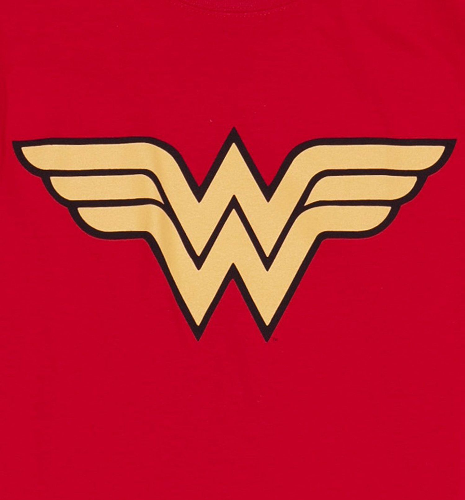 Compre Senoras Red Mujer Maravilla Logo T Shirt Hombres Camisas