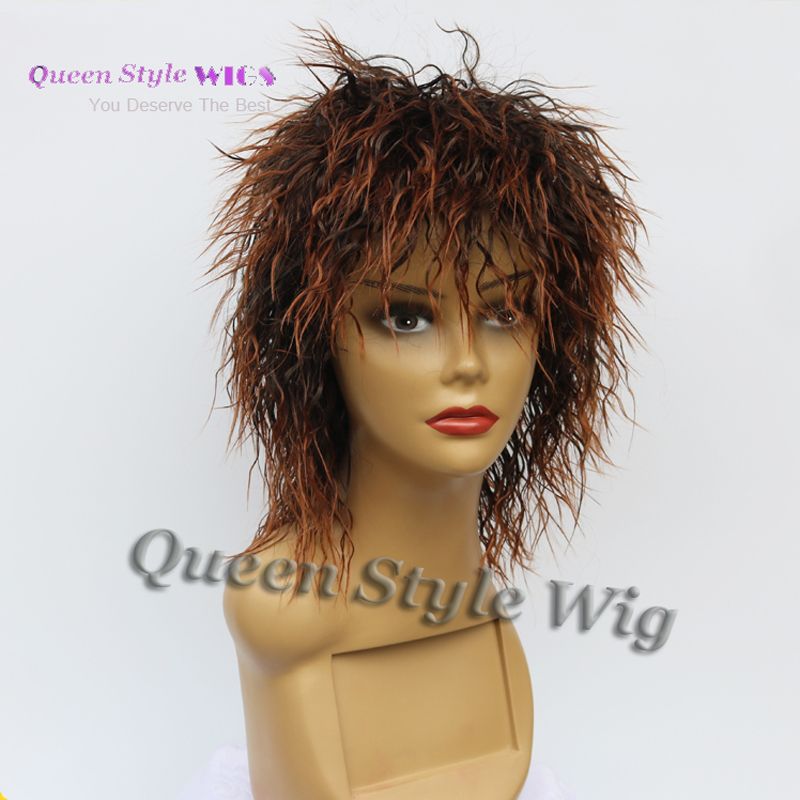 short spiky hair wigs