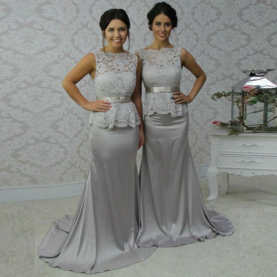 silver bridesmaids