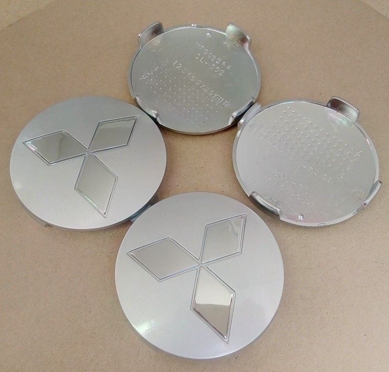 2020 81mm Mitsubishi Wheel Center Hub Caps Chrome Badge Wheel Hub Dust