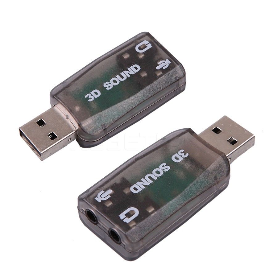 New USB Sound Card USB Audio 5.1 External USB Sound Card Audio Adapter