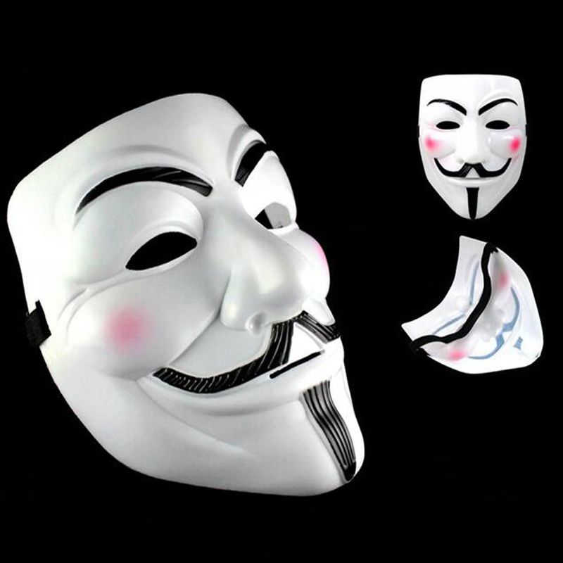 Pirate anonyme V Pour Vendetta Guy Fawkes Déguisement Masque De
