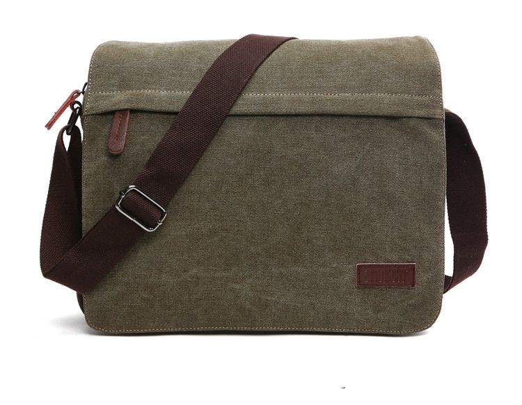 Hotsale Casual Canvas Messenger Bags Mens Laptop Bag Crossbody Bag Ipad Canvas Day Packs For ...