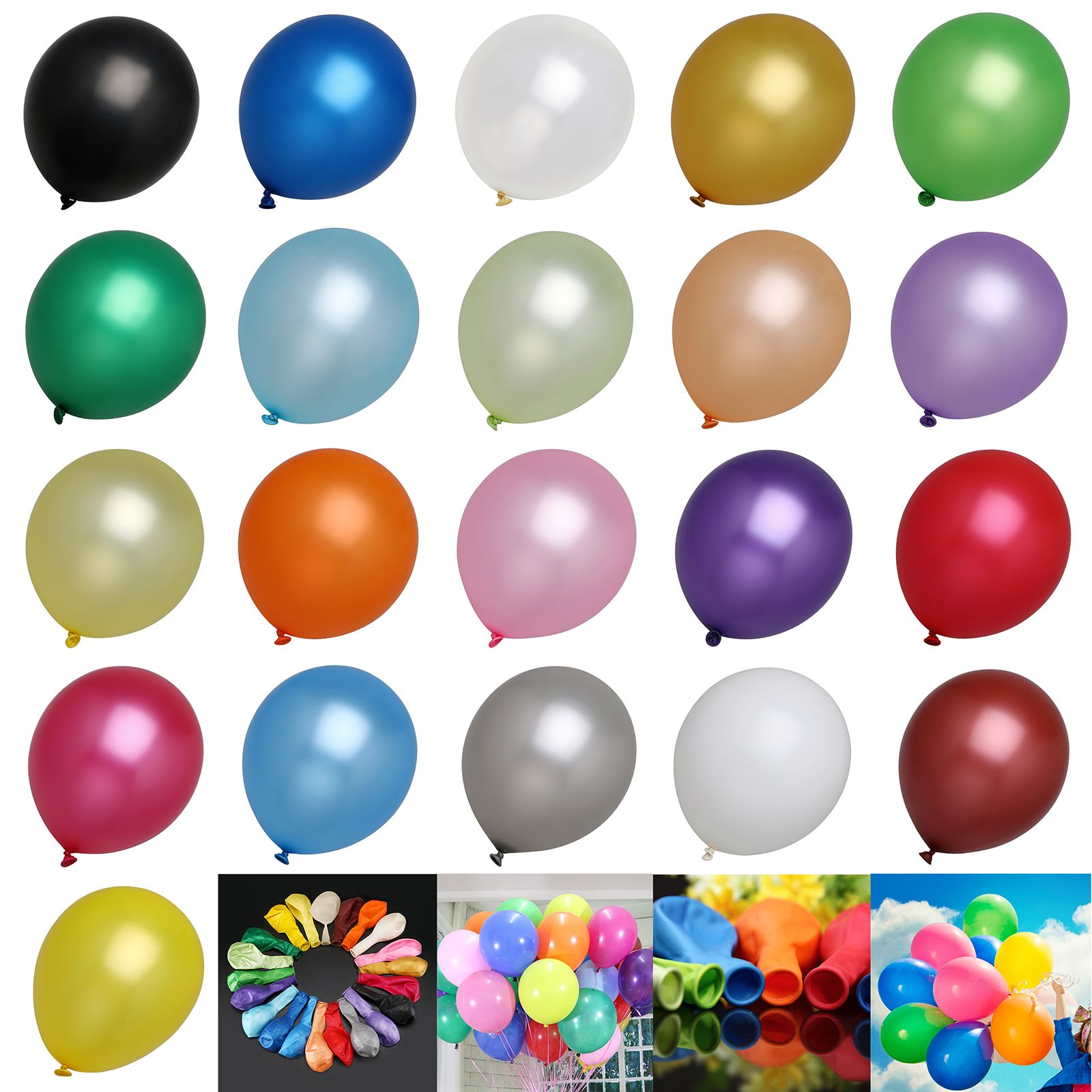 12 "latex ballons fête mariage anniversaire décoration choisir la couleur de 12