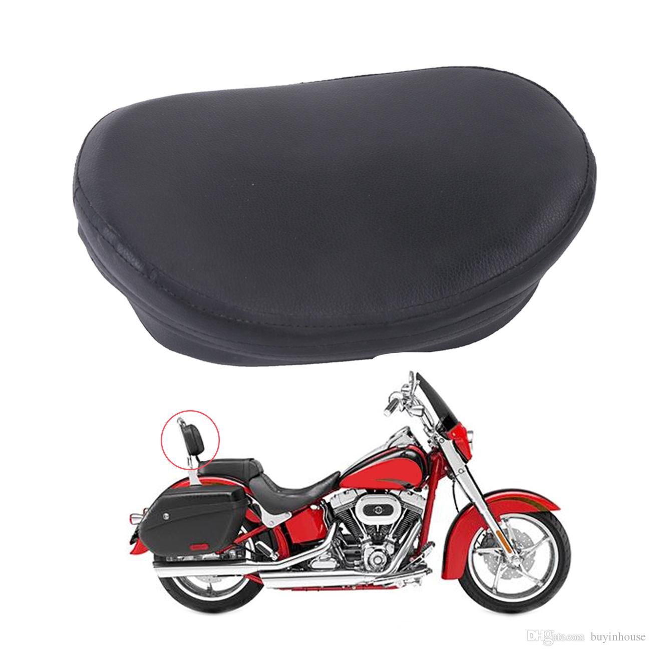 Coussin arrière noir coussinet arrière Sissy Bar pour Honda Choppers