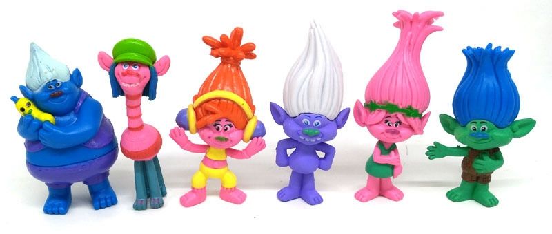 Dream works Trolls Kids Collectable Figure FUN Girls Toy 4/" UK SELLER # 1