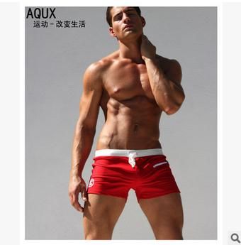 mens vintage style swim trunks