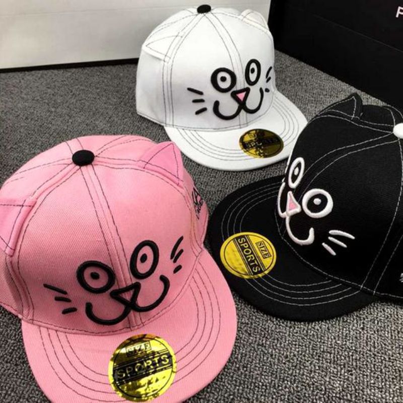 baseball cap with big brim