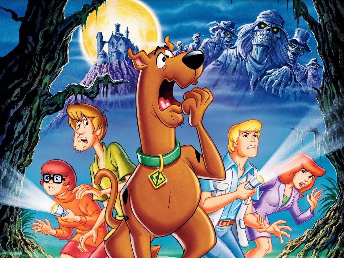 Compre 7x5ft Scooby Doo Moon Night Adventures Estudio Fotografico