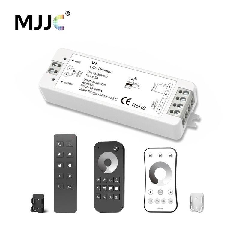 Commutateur de Bande Lumière LED avec Télécommande Contrôle Simple Couleur