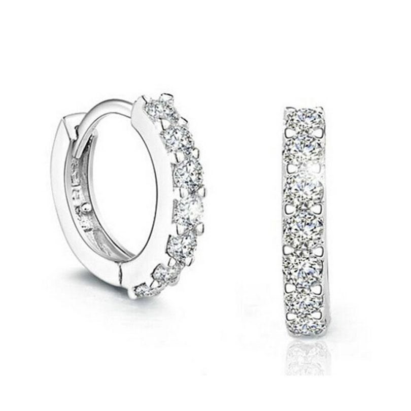 silver hoop for top of ear
