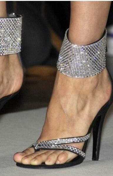 glitter gladiator heels