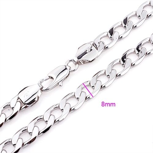 24 Karat White Gold Chain 2025