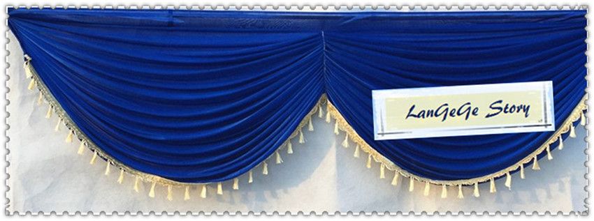 Ful White Gold Royal Blue Party And Christmas Decorations Used For
