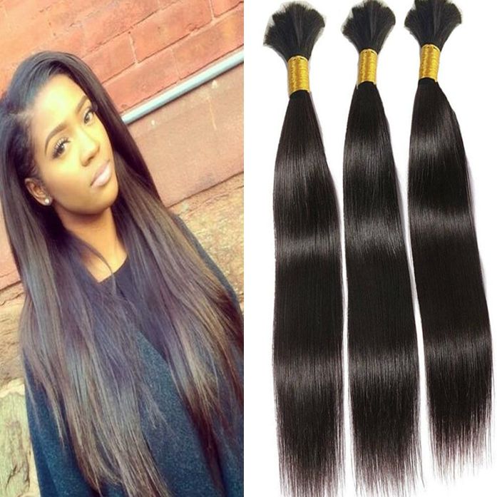 Wholesale Human Hair Braiding Bulk No Weft Human Hair Bulk For