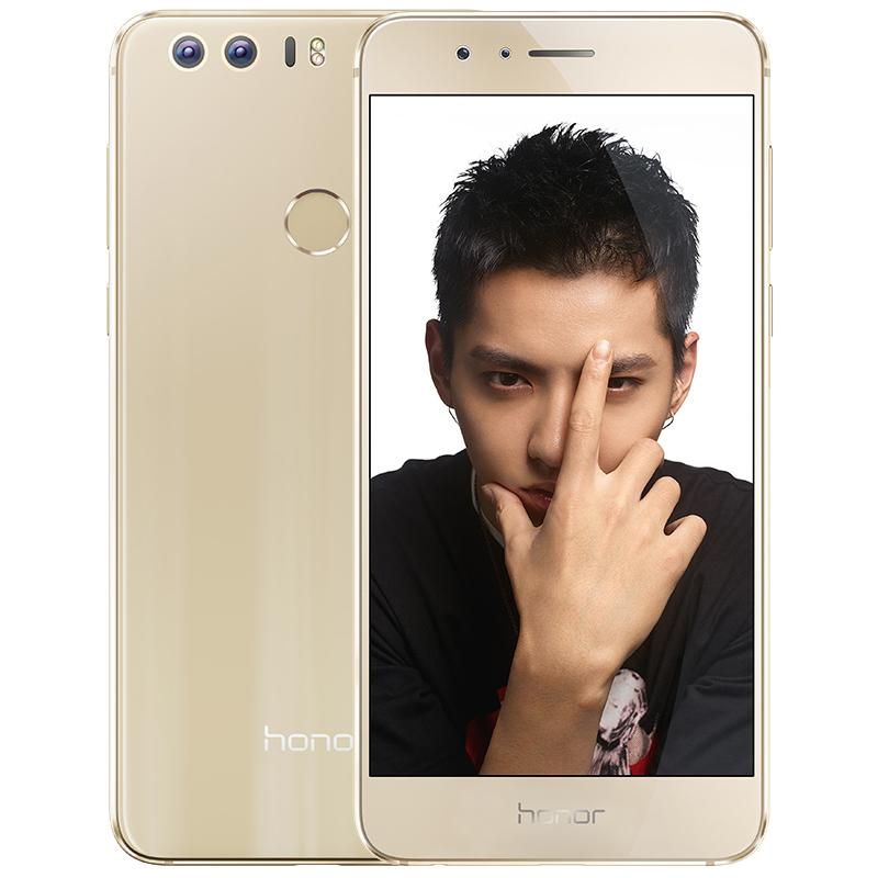 Original Huawei Honor 8 4G LTE Cell Phone Kirin 950 Octa Core 3GB RAM 32GB ROM Android 5.2 inches 12MP Fingerprint ID NFC Smart Mobile Phone