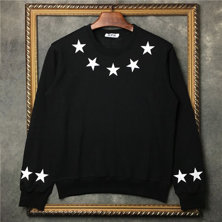 star print sweatshirt