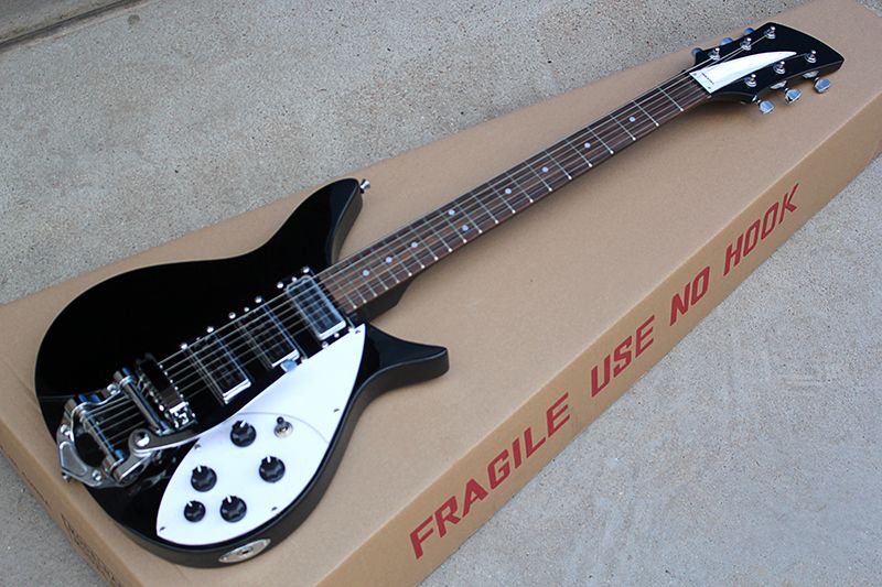 Compra Guitarra Eléctrica Negra Con Pickgaurd Blanco, 3 Pastillas  Humbucker, 5 Mandos, Longitud De Escala De 527 Mm, Se Puede Cambiar Barato  | Entrega Rápida Y Calidad | Es.Dhgate