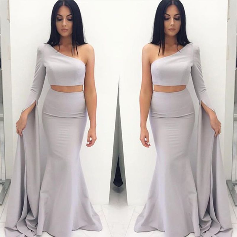 one shoulder two piece