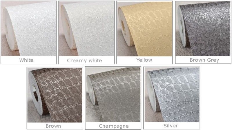 Faux Crocodile Skin Leather Modern Pattern Wallpaper For Wall White Silver Texture Glitter Vinyl Wall Paper Luxury Wallcoverings Wallpaper Picture Hd Wallpaper Pictures From Kai1904 51 46 Dhgate Com