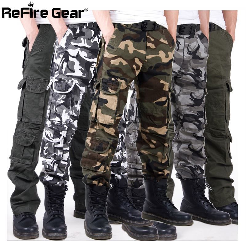 tactical camo cargo pants