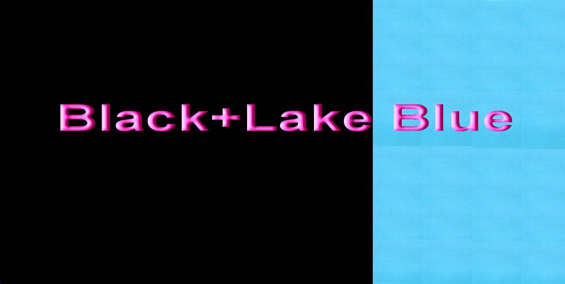 Black+Lake Blue