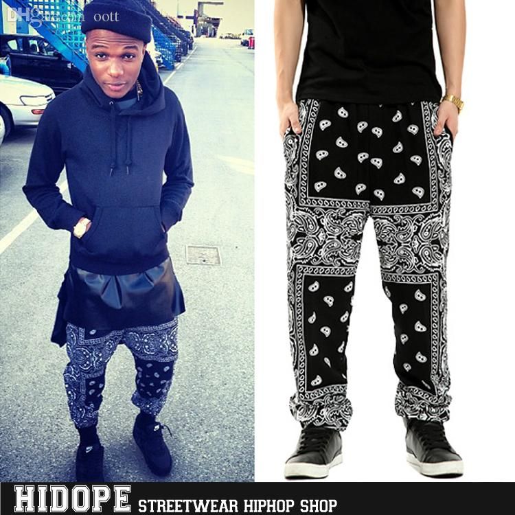 black dance joggers