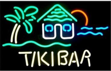2019 Tiki Bar Palm Tree Tiki Hut House Neon Sign Custom Handmade
