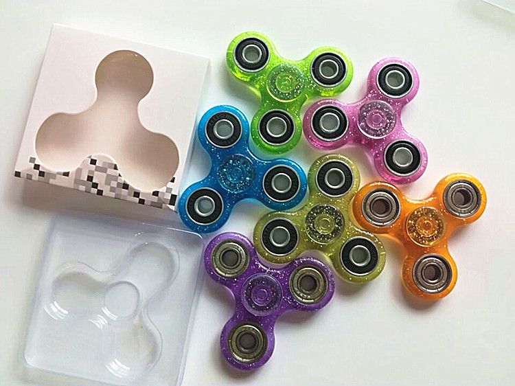 glitter fidget spinner
