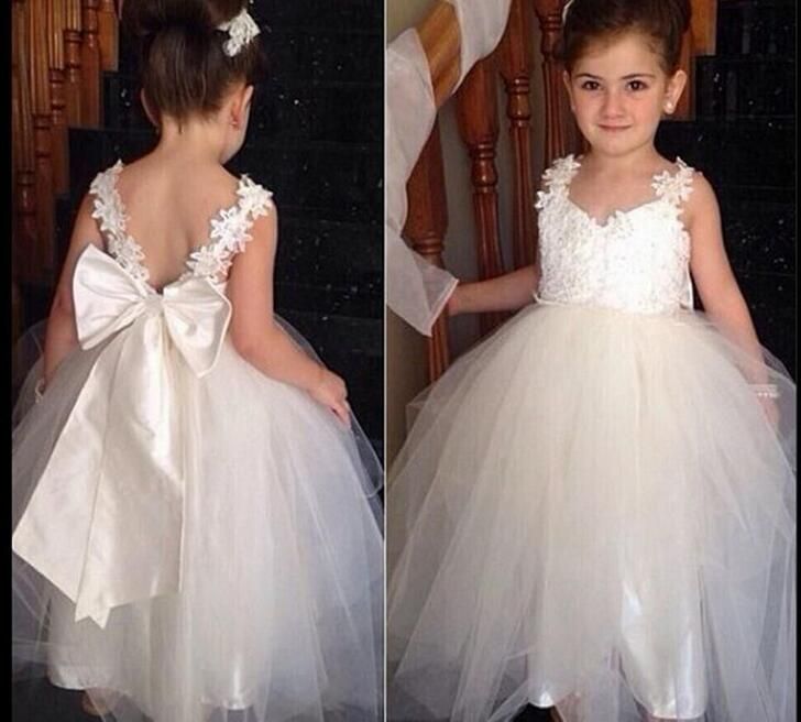 white gown for baby girl