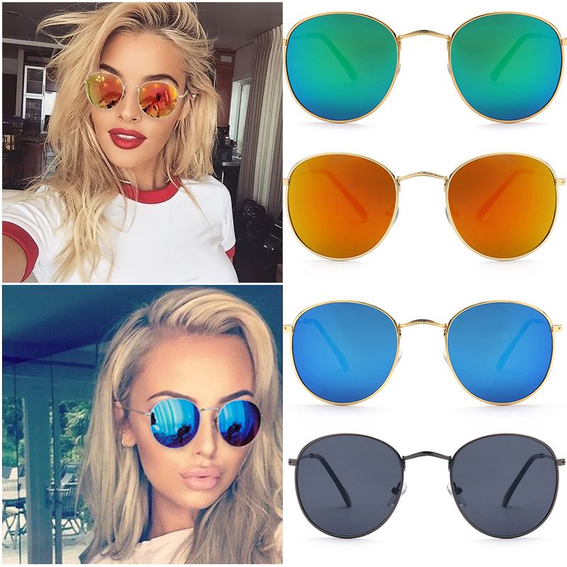 aviator round sunglasses