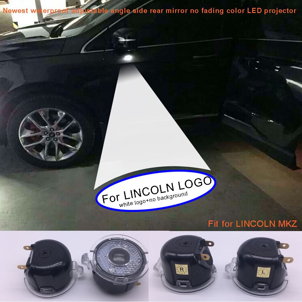 2021 Newest Waterproof Adjustable Angle Rear View Mirror LED Projector