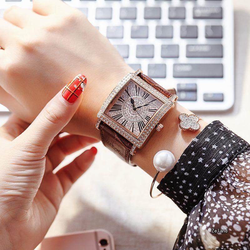 diamond hand watch