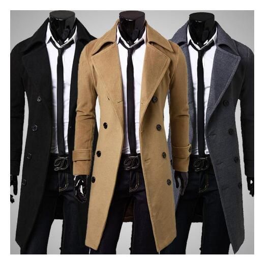 sobretudo longo masculino