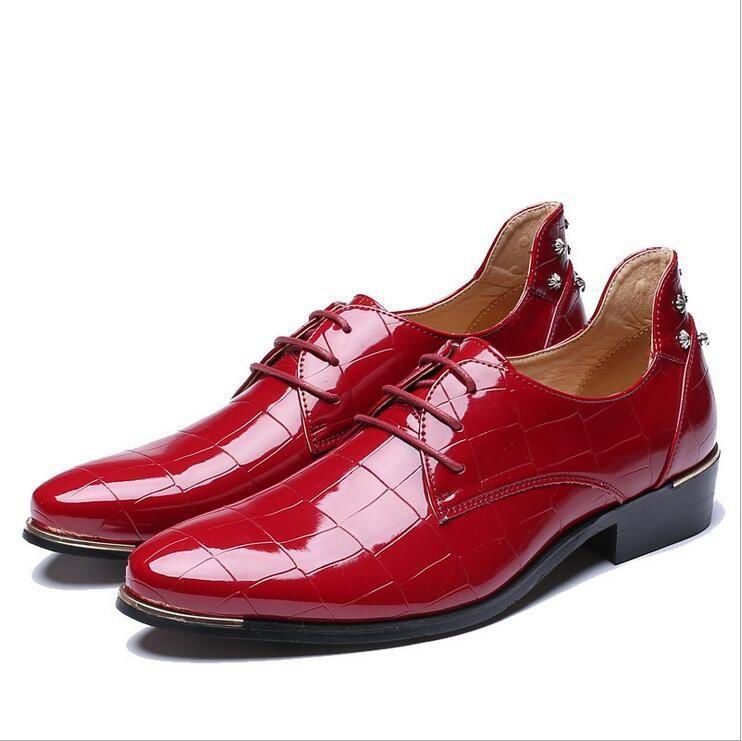 all red dress shoes