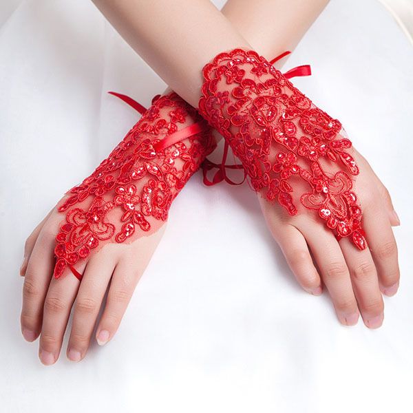 lace dress gloves
