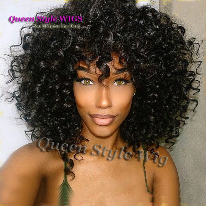 Hot Cheap Synthetic Short Kinky Curly Hair Wig Best African