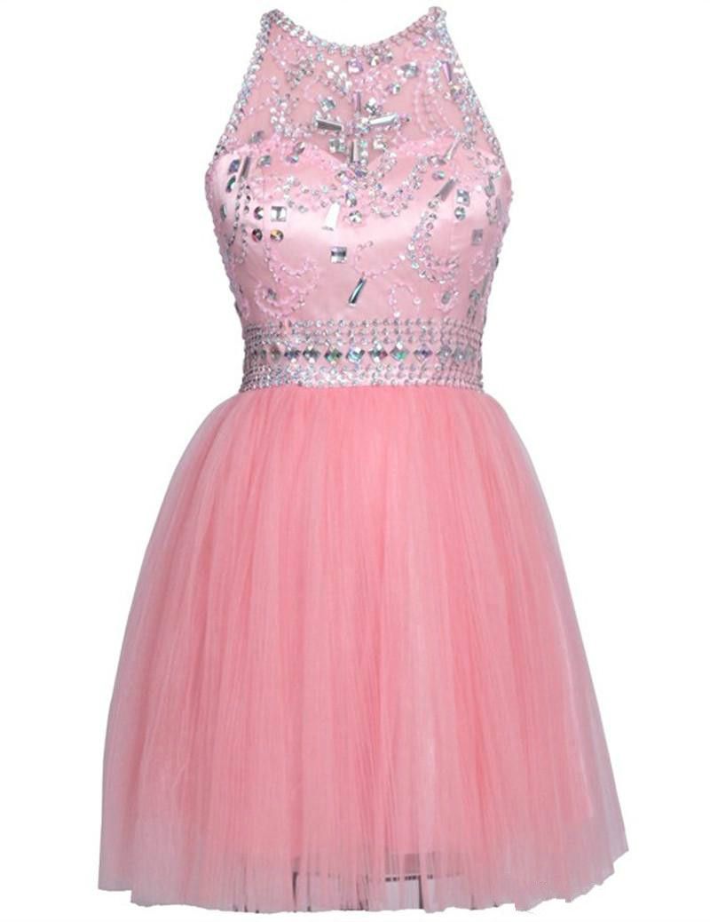 pink grade 8 grad dresses