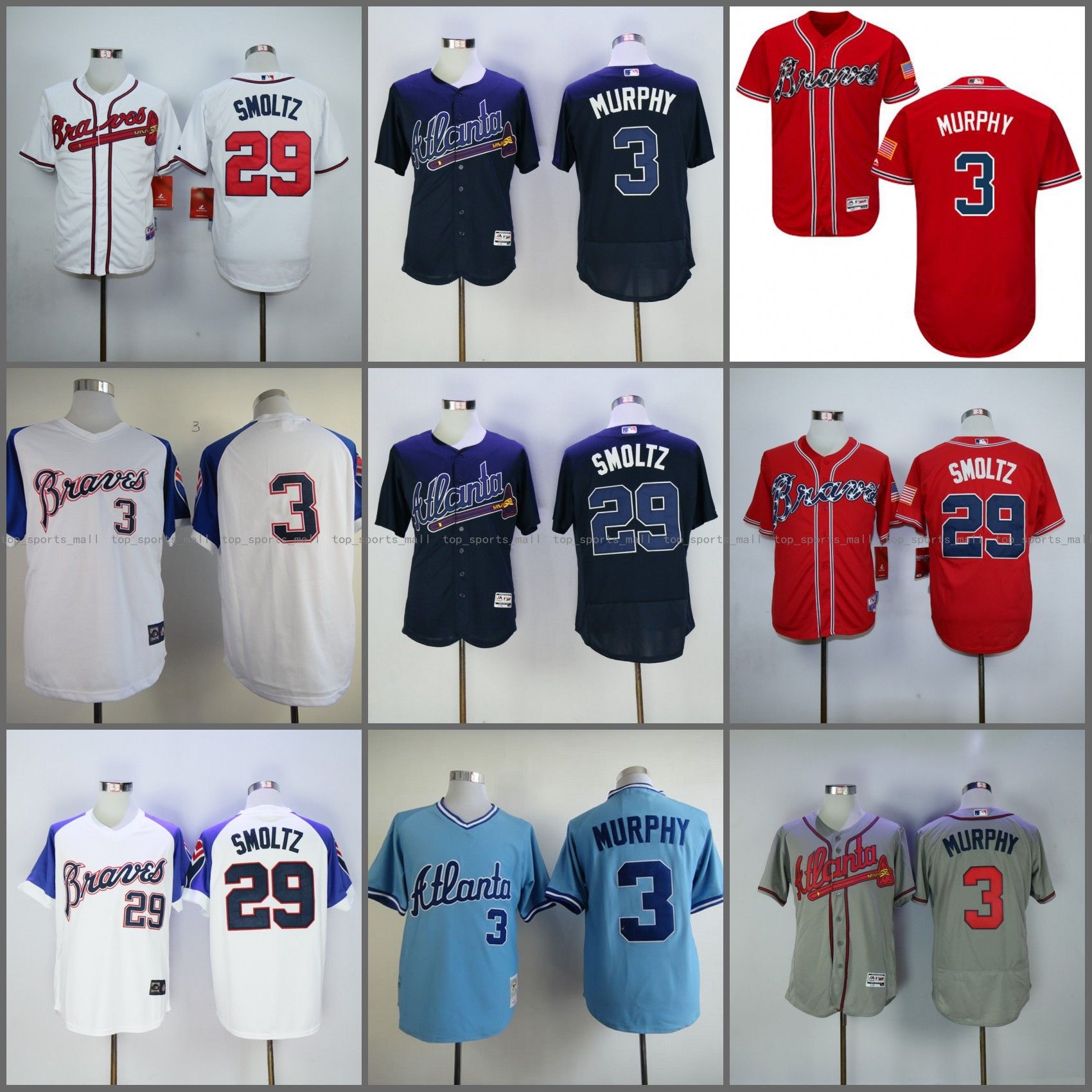 atlanta braves john smoltz jersey