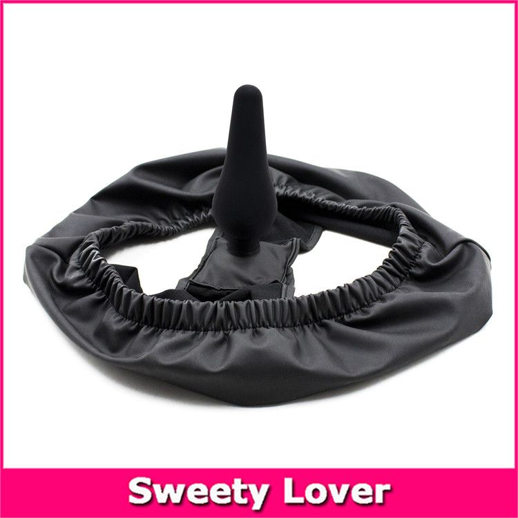 Acheter Sous Vêtements Avec Plug Anal Sex Toys Faux Cuir Latex Silicone Dildo Butt Plug Culotte