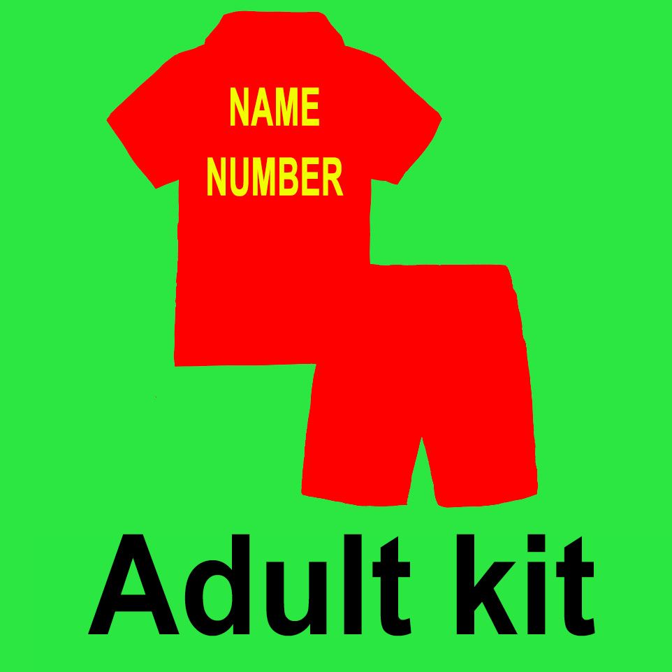 Erwachsener Kit mit Namensnummer