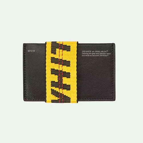 Off White Holder Brand Pack Street Style Embroidery Card Sets High Quality Key Bag From Leonsun5239, $19.21 |