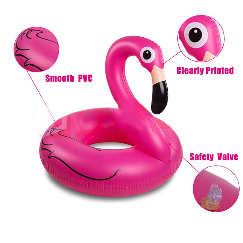 inflatable flamingo ring