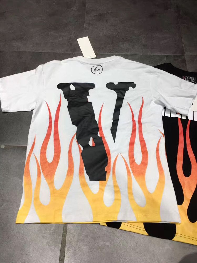 Vlone VLONE “Love” flame t-shirt