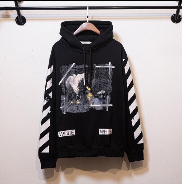 off white graphic hoodie