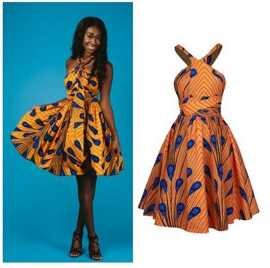 wax print dresses