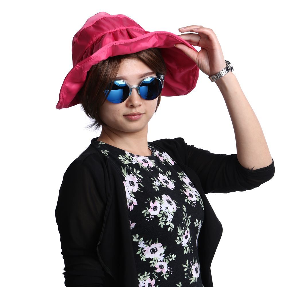 New Korean Style Women Grils Caps Sun Hat Summer Beach Sun Straw Hats