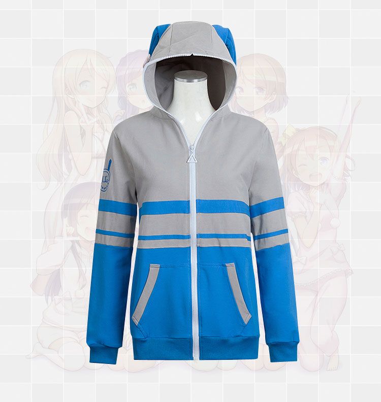 blue lover moletom com capuz