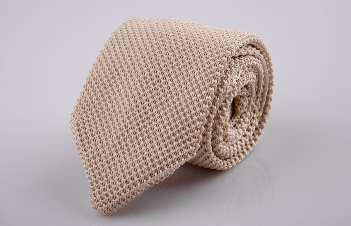 Men Knitting Neck Ties Knots Tie Mens Casual Solid Kintted Polyester